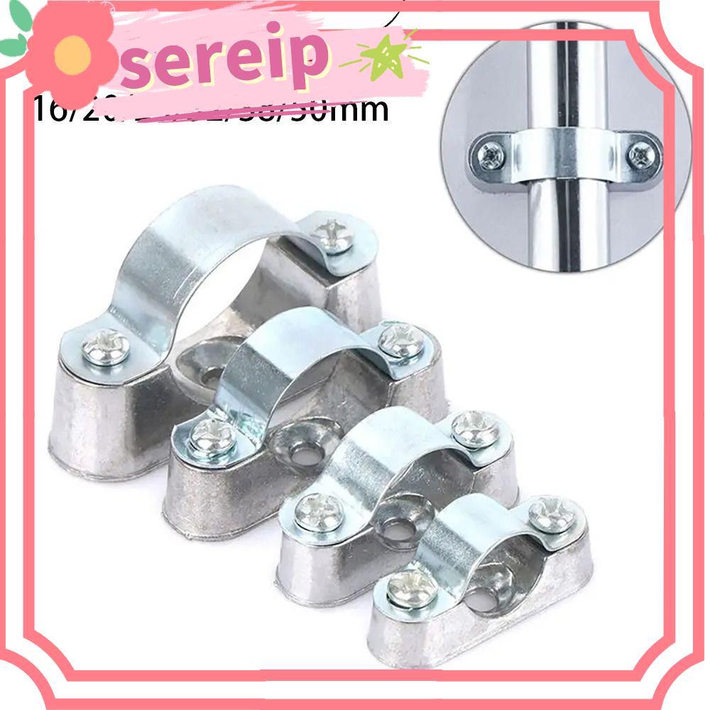 SEREIP 1 Thẻ, Dây buộc phần cứng có vít -Vỏ mã, Hợp kim nhôm 16mm-50mm / Kẹp ống cố định bằng thép k