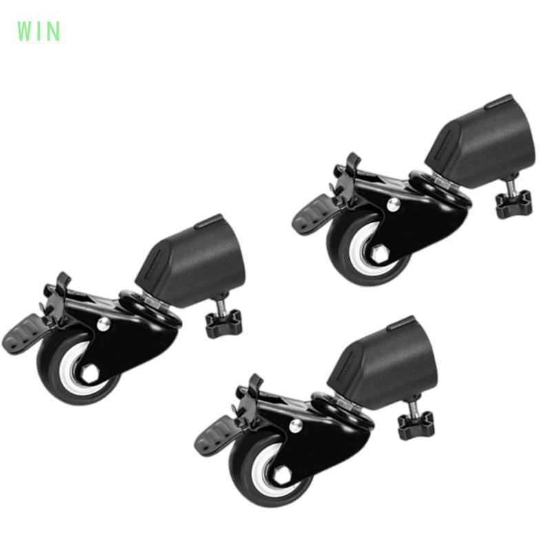 CHIẾN THẮNG 3 Đường Kính 25MM Photo Studio Bánh Xe Chân Máy Ròng Rọc Hạng Nặng Cho Đèn Đứng Studio B