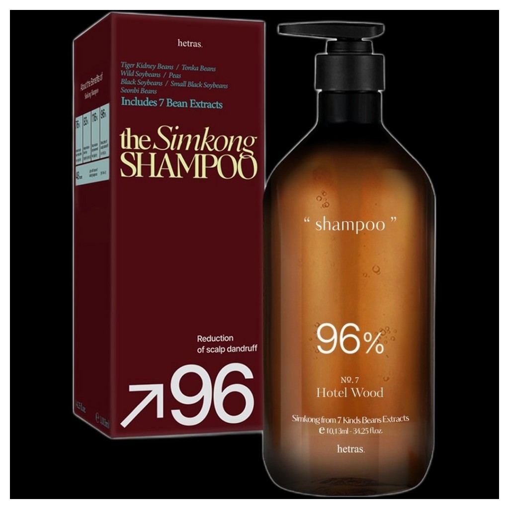 [hetras] Dầu gội Simkong Soothing Hotel Wood, 1.013L, 1 cái / Dầu gội Hàn Quốc / Mùi gỗ khách sạn / 