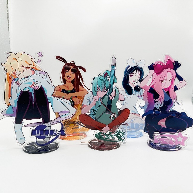 15CM Alien Stage Anime Dual plug Hyuna Ivan Figures Acrylic Stand Character Ornament Anime Goods  Do