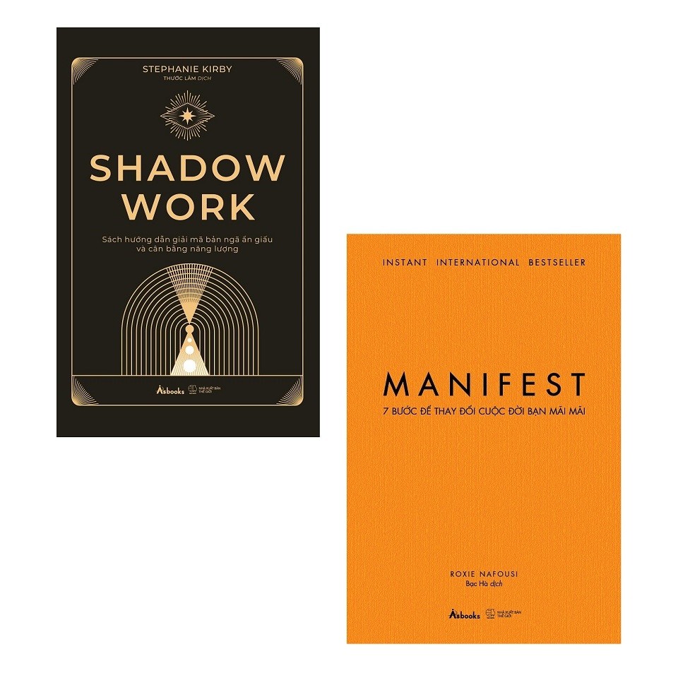 Sách - bo 2 Cuốn: SHADOW WORK + MANIFEST - 7 Bước Để Thay Đổi Cuộc Đời Bạn Mãi Mãi