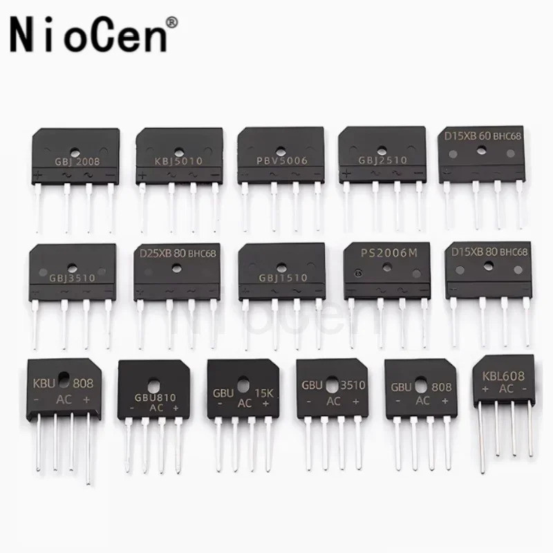 5 Cái / lốc GBU408 GBU610 GBU805 GBU806 GBU808 GBU1006 GBU1010 GBU1510 GBU2506 GBU2510 GBU3510 10A 2