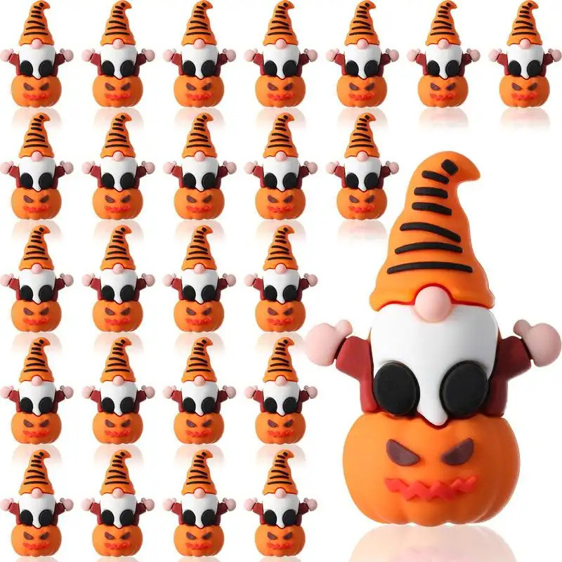 Mini Gnomes Nhân Vật Bí Ngô Halloween Gnomes Tượng Gnomes Đồ Trang Trí Mini 3D Gnomes Nhỏ Gnomes Đồ 