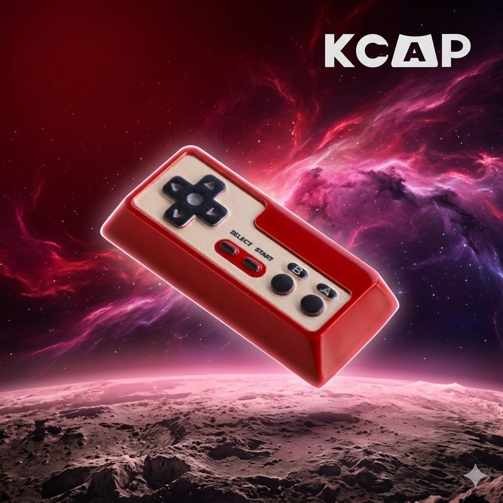 Keycap Artisan Kim Loại Gamepad Retro Mini Thiết Kế Tay Cầm Cổ Điển | KCRAFT - World of keycaps