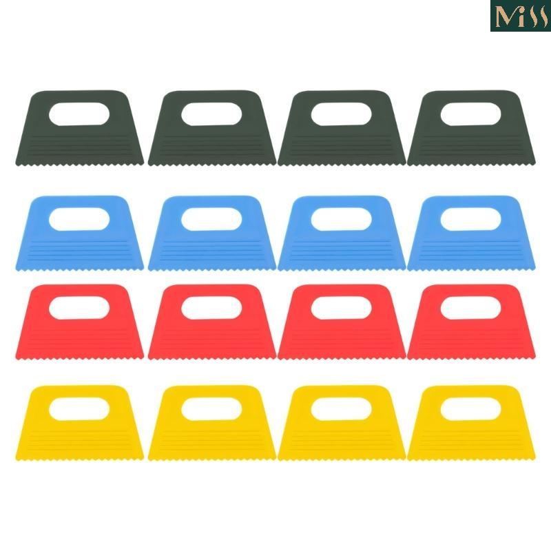 Miss * Gói 16 Dụng Cụ Cạo Sơn Nhiều Màu Sắc Cho Nghệ Thuật Vẽ Đất Sét Gốm Dụng Cụ Cạo