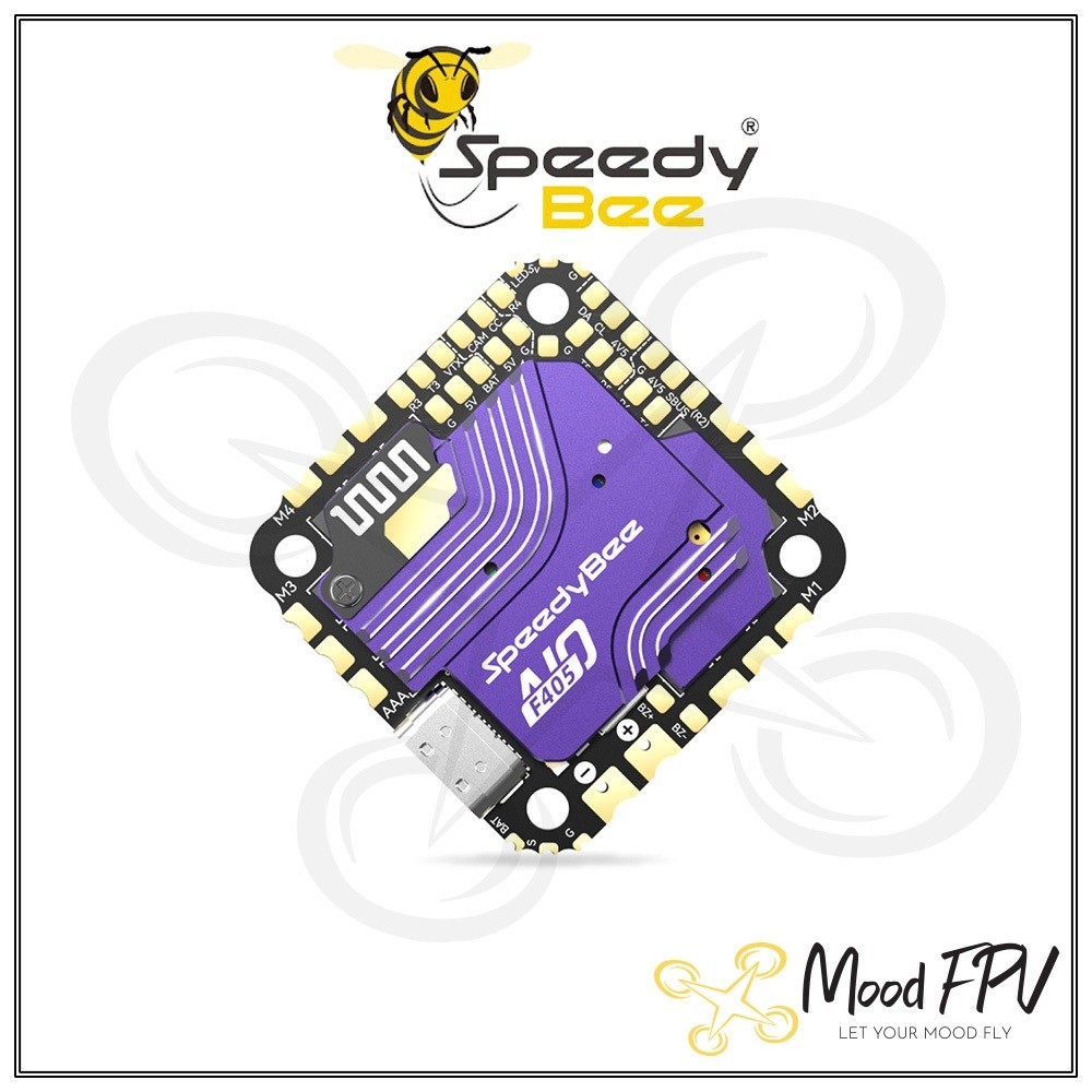 Mạch Bay SpeedyBee F405 AIO 40A Bluejay 25.5x25.5 3-6S Flight Controller