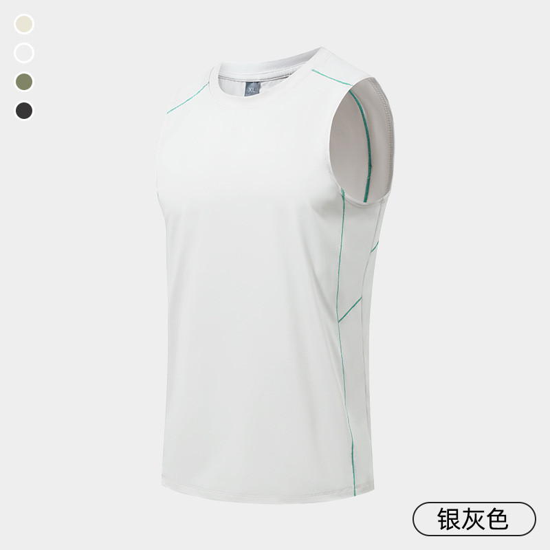 Summer Sports Quick-Dry Vest Breathable Running Marathon Sleeveless T-shirt Outdoor Training Fitness