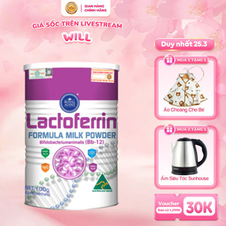 DEAL - Sữa Hoàng Gia Úc Lactoferrin Formula Hỗ Trợ Tăng Cường Hệ Miễn Dịch Cho Trẻ 100g