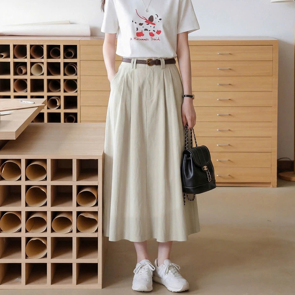 Chân váy thô A nữ 8083 MT 2503