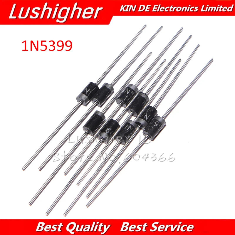 100 chiếc 1N5399 1.5 Ampe Bộ chỉnh lưu đa năng IN5399