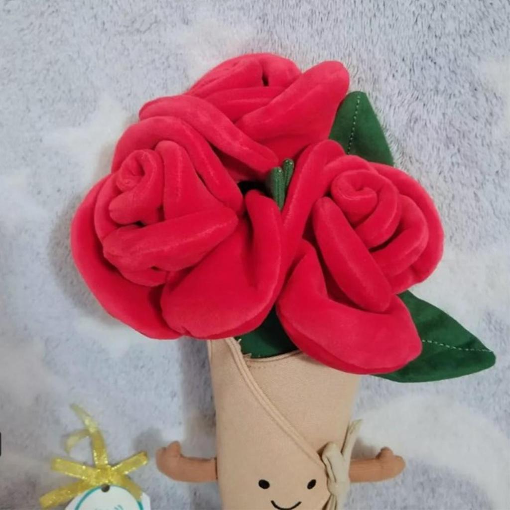 Valentines Plush Bouquet Forever Roses Soft Valentines Plush Toys Bouquet Plush Rose Stuffed Toys Fo