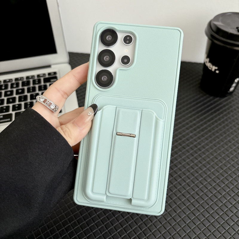 2 Trong 1 Khe Cắm Thẻ Gấp Ví Điện Thoại Dành Cho Samsung S26 Ultra Plus S25 FE S25 Ultra S24 S23 Ult