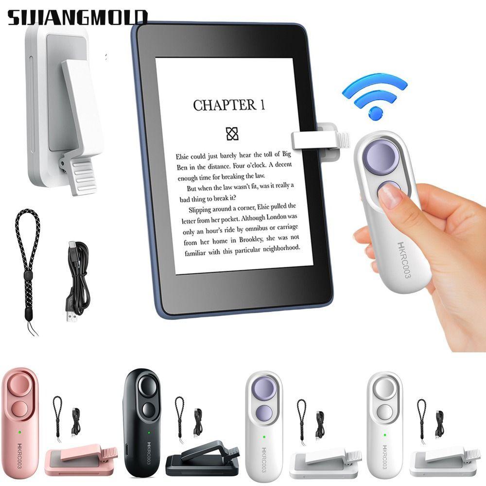 SIJIANGMOLD Điều Khiển Từ Xa Clicker, Không Dây Có Dây Đeo Tay RF Remote Page Turner, Thiết Thực Tra