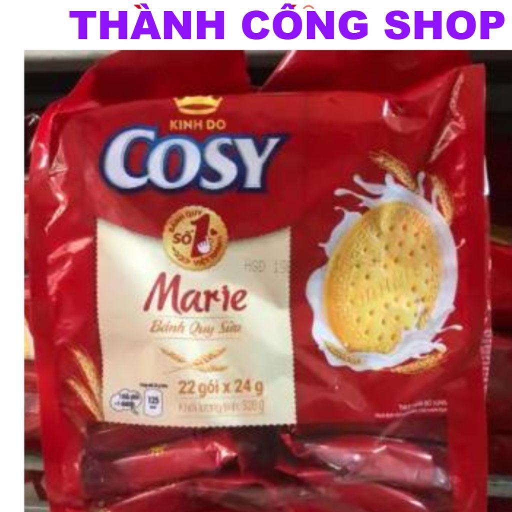 (SALE LỚN) Bánh quy sữa Marie Cosy Kinh Đô túi to 480g- Bánh cosy.