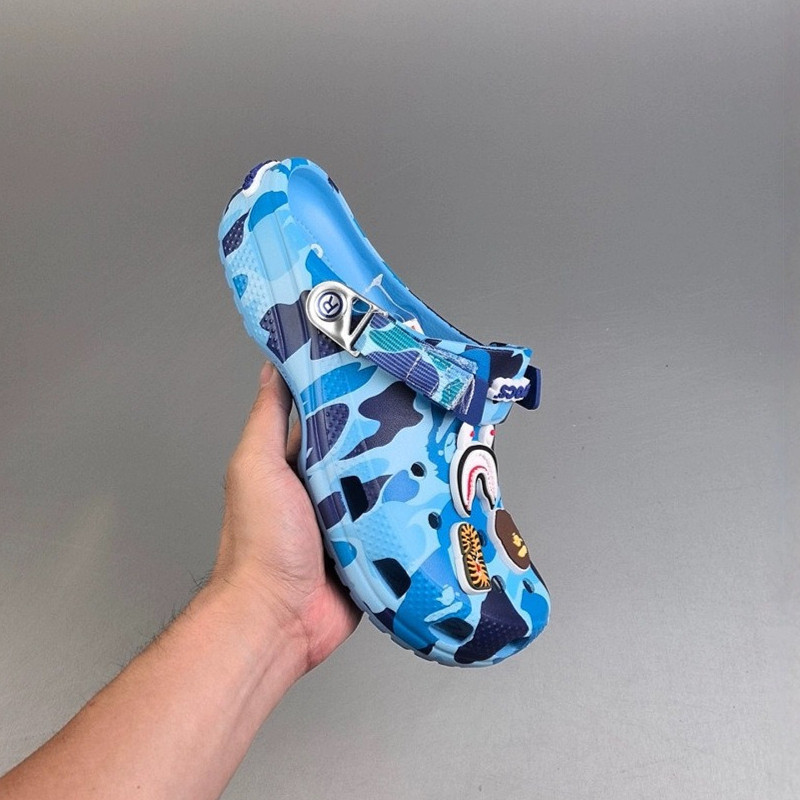 Crocs × BAPESTA Ape Dép Unisex Bape Crocs Clogs () M4-M12 WZUV JXQJ