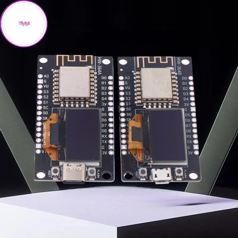Bảng phát triển yiyi ESP8266 Tích hợp màn hình OLED 0,96 Inch có hộp bảo vệ, mô-đun không dây WiFi C