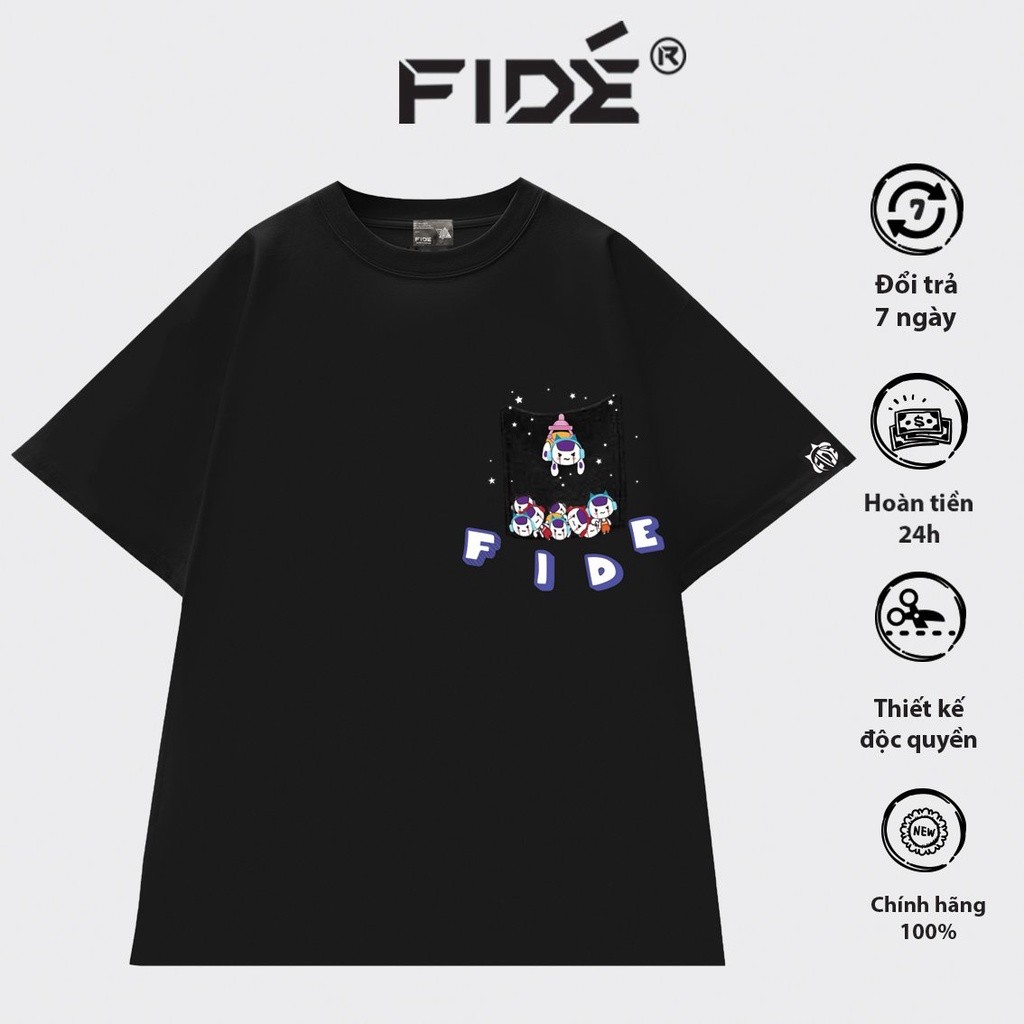 [HOT] Áo thun FIDE phông trơn nam nữ cổ tròn FIDE ÁO GẤP TÚI