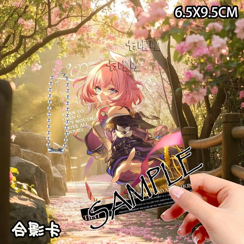 Honkai: Star Rail / Cyrene / Phainon / Anaxa / Mydeimos / Castorics Anaxa / Mydeimos Thẻ trong suốt 