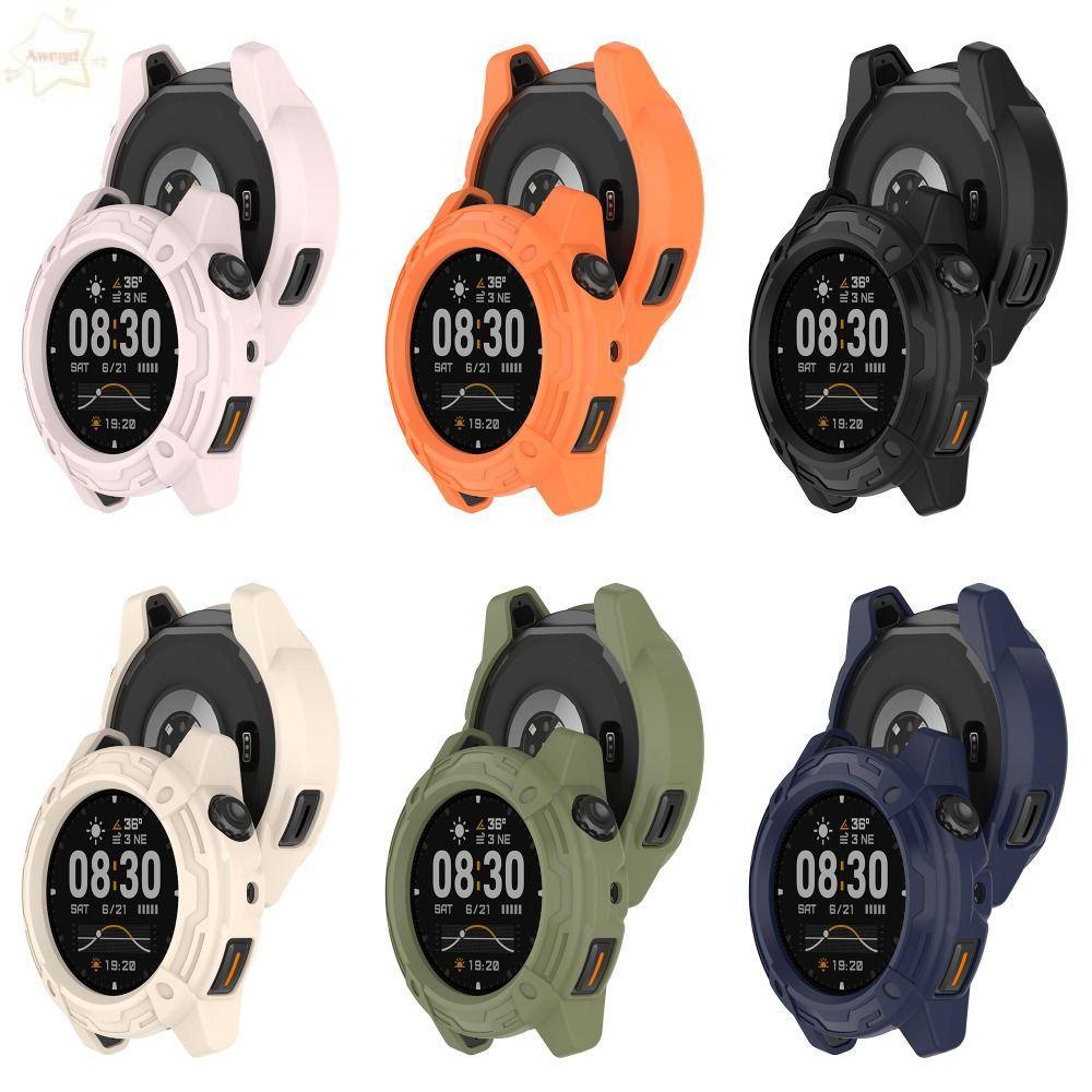 Bảo vệ AWNGD, Bảo vệ màn hình rỗng chống trầy xước, Ốp lưng khung TPU mềm cho phụ kiện đồng hồ thông