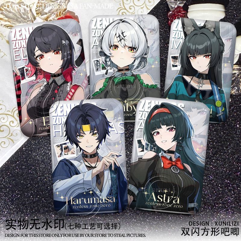 Hoshimi Miyabi Ellen Joe - Trâm cài hoạt hình nữ tính, phù hợp cosplay và làm phụ kiện túi xách