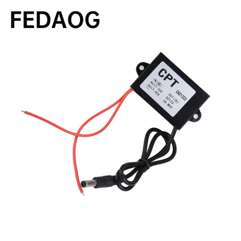Bộ chuyển đổi nguồn điện FEDAOG AC-DC, Bộ điều chỉnh nguồn đầu ra 3A đầu ra 12V, Đầu ra ổn định DC 1