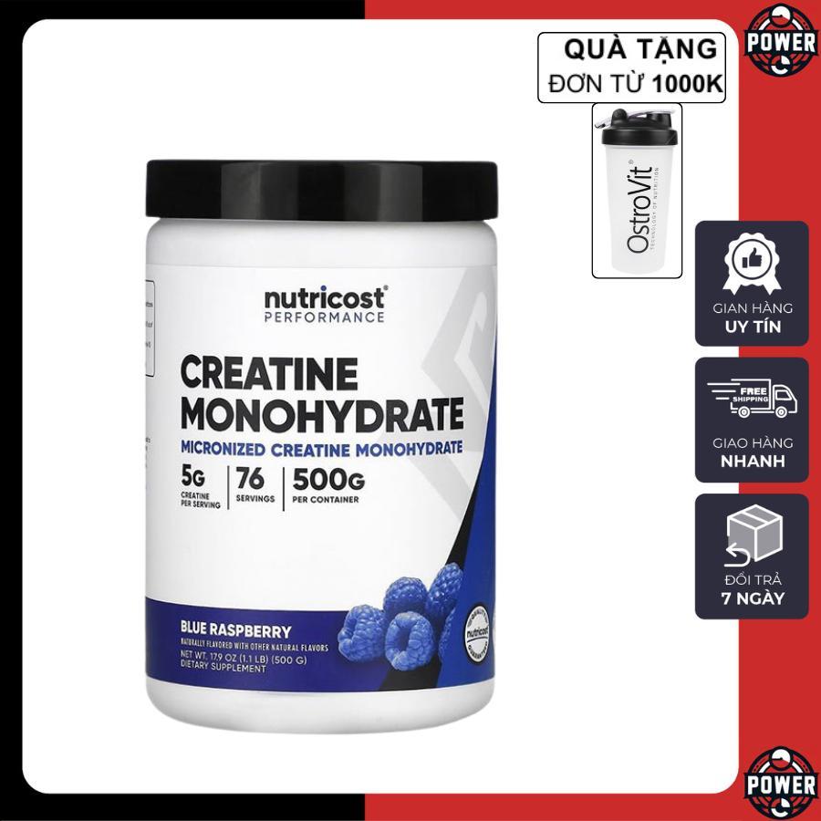 [FreeShip] Creatine Nutricost - Micronized Monohydrate - thực phẩm bổ sung thể hình