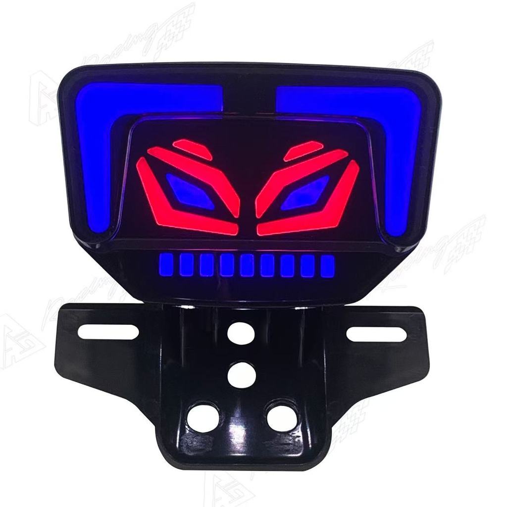 Thích hợp cho Philippines Honda TMX125 / 155 CG125 Đèn hậu phanh LED sửa đổi có đèn thở báo rẽ