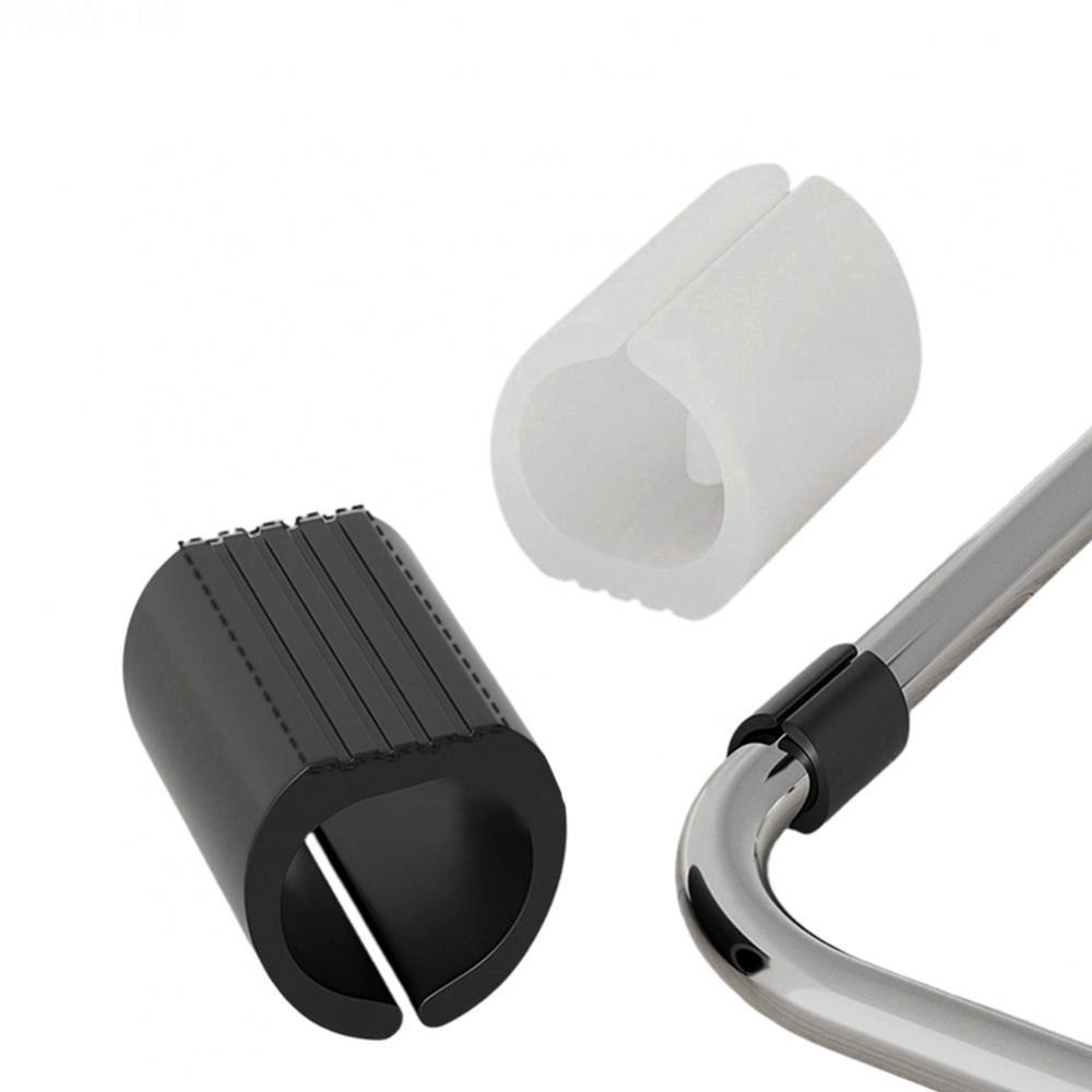 Black Felt Floor Protectors for Sled Chair Legs with Secure Fit and Glide Design