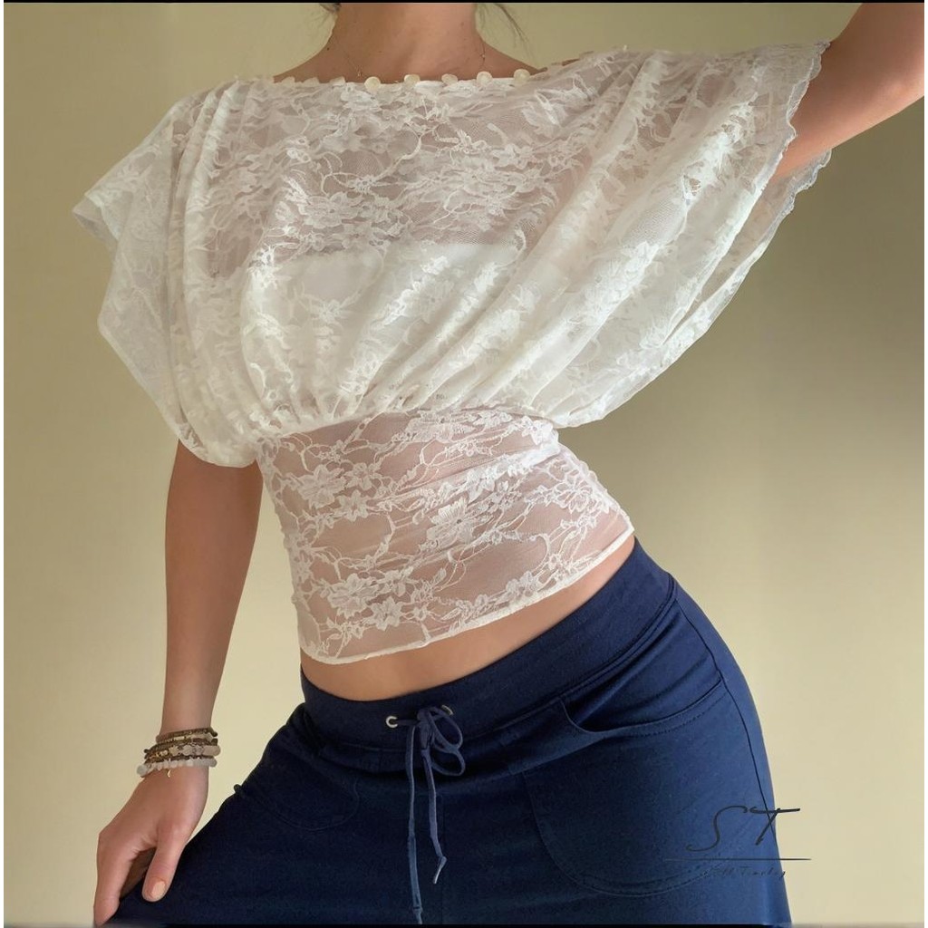 CY03 - Nữ Top Cổ Tròn Tay Ngắn, Áo Mỏng Thông Khí, Phù hợp Mùa Hè