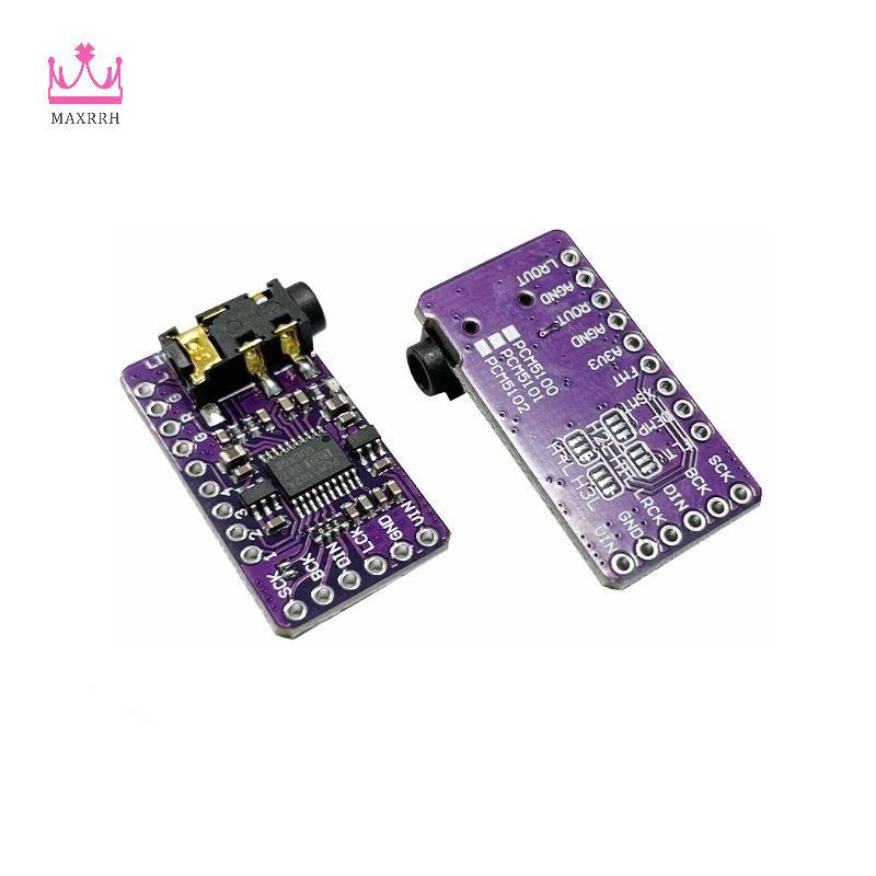 Maxrrh PCM5102A Giao diện Bộ giải mã DAC I2S GY-PCM5102 Mô-đun máy nghe nhạc I2S cho Raspberry Pi PH