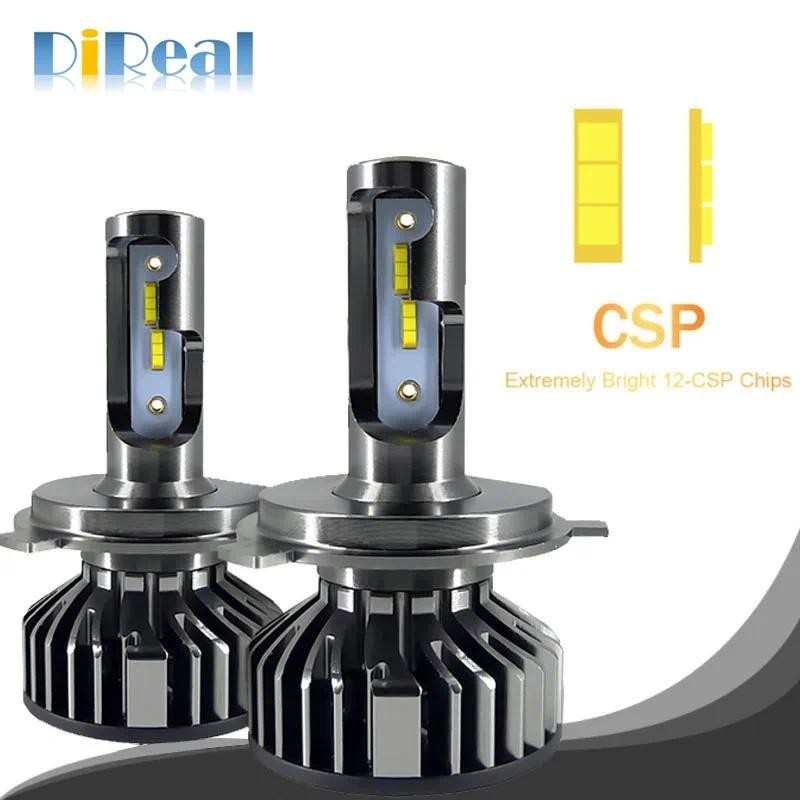 Đèn led ô tô H7 Đèn pha CSP 100W H4 LED H1 Canbus H3 H8 H9 H11 9005 9006 9012 3000K 4500K 6500K 8000