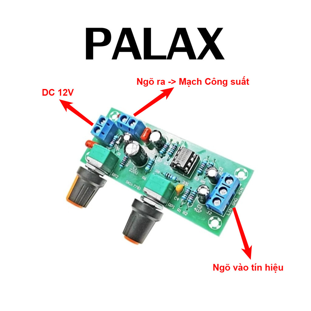 Mạch lọc Sub NE5532 - Mạch cắt tín hiệu L/R sang Sub cho Karaoke Nhạc sống