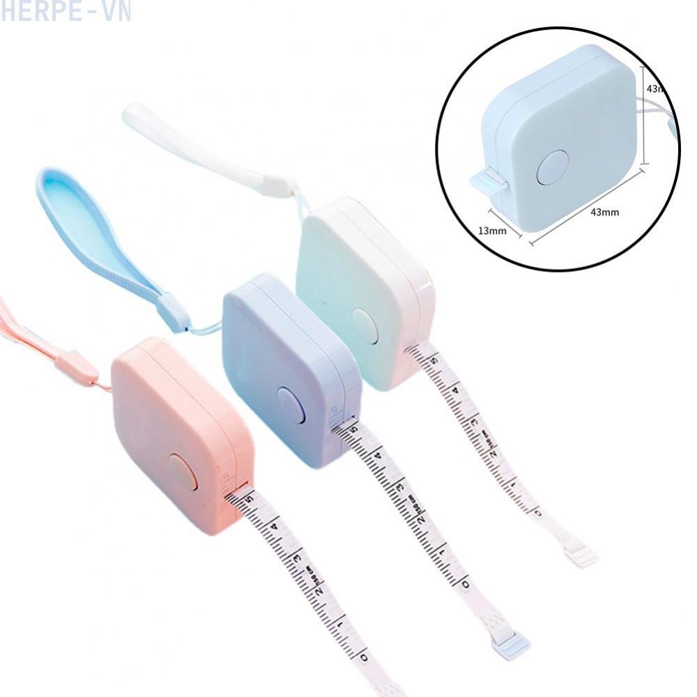 [HERPEVN]Measure Tape Body Measuring Plastic Practical Retractable Tape Measure[Ready stock]