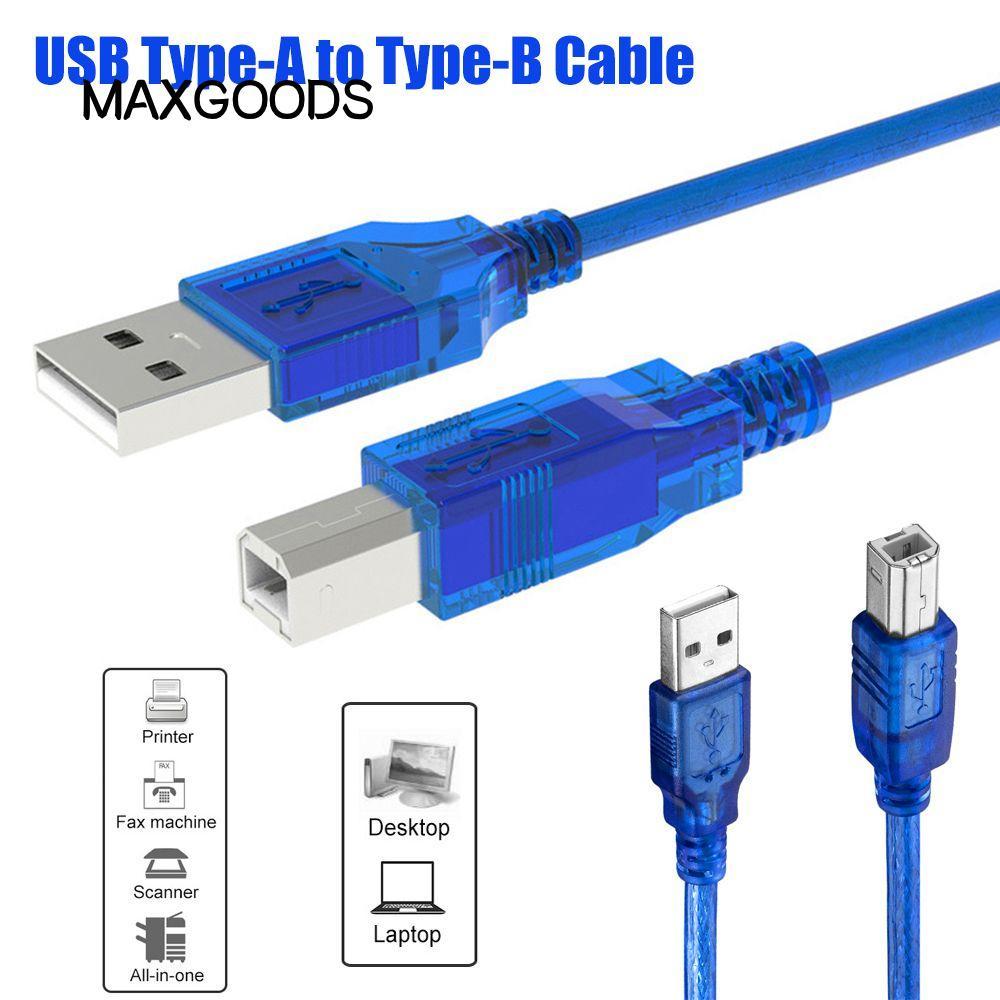 MAXGOODS Dây cáp USB 2.0 tốc độ cao cho máy in Canon epson