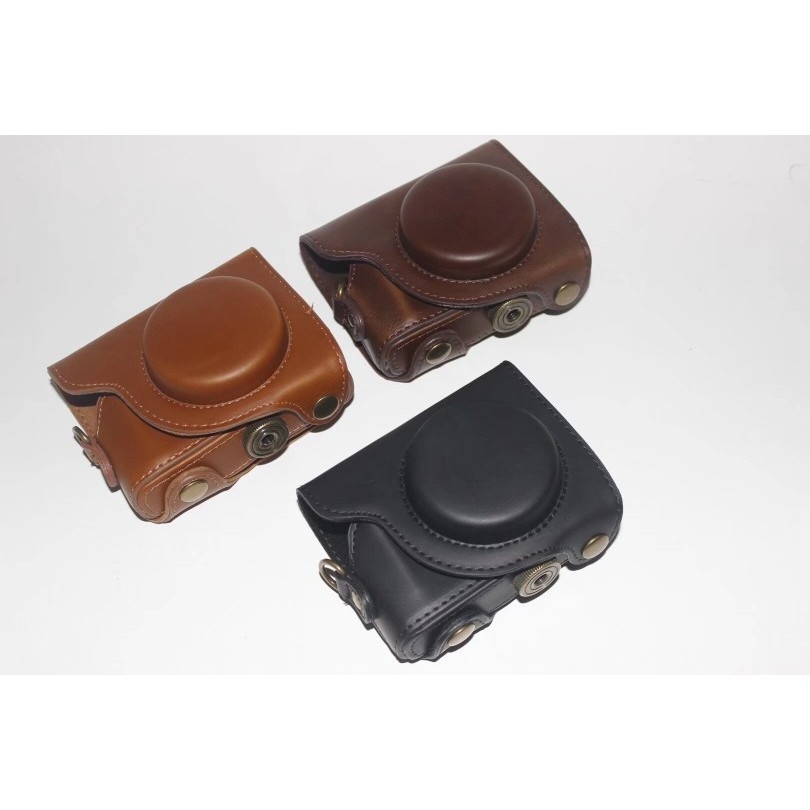 Thích hợp cho túi đựng máy ảnh Canon S110 S120 Camera S200 S90 S100 G9X Túi da máy ảnh Đế da