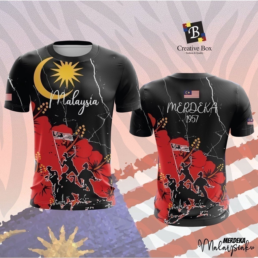 Áo thun Jersey thời trang 2026 dài tay / Jersey Sukan / Áo thun Merdeka
