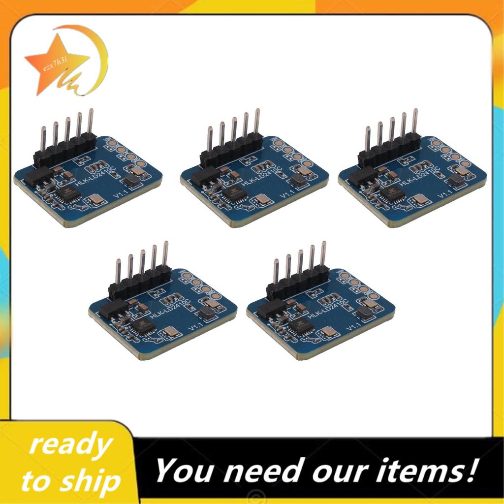 5 Mô-đun phát hiện chuyển động cảm biến không tiếp xúc 24G MmWave HLK-LD2410C