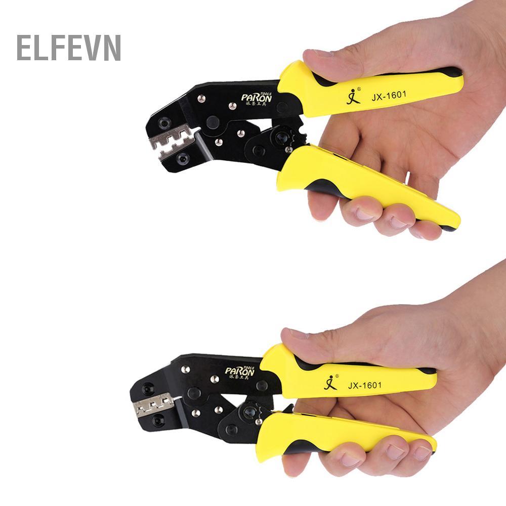 elfevn Baugger WIRE CRIMPER - Kìm uốn dây chuyên nghiệp Kỹ thuật Kìm uốn thiết bị đầu cuối Ratchet J