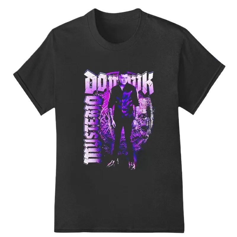 Dominik Mysterio Merch Áo Thun Nam Tay Ngắn Unisex Quần Áo Thường Ngày Cho Nữ Y2K