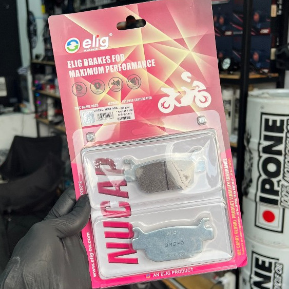 [MTVV] Bố thắng dĩa, má phanh dĩa ELIG H008 NUCAP SPORT Bố sau xe SH, Vario Click 160, ADV 150 160, 