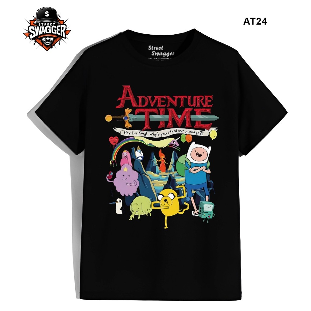 Street Swagger Brand Tổng hợp các mẫu áo thun hoạt hình Adventure Time, áo phông Jake AT24
