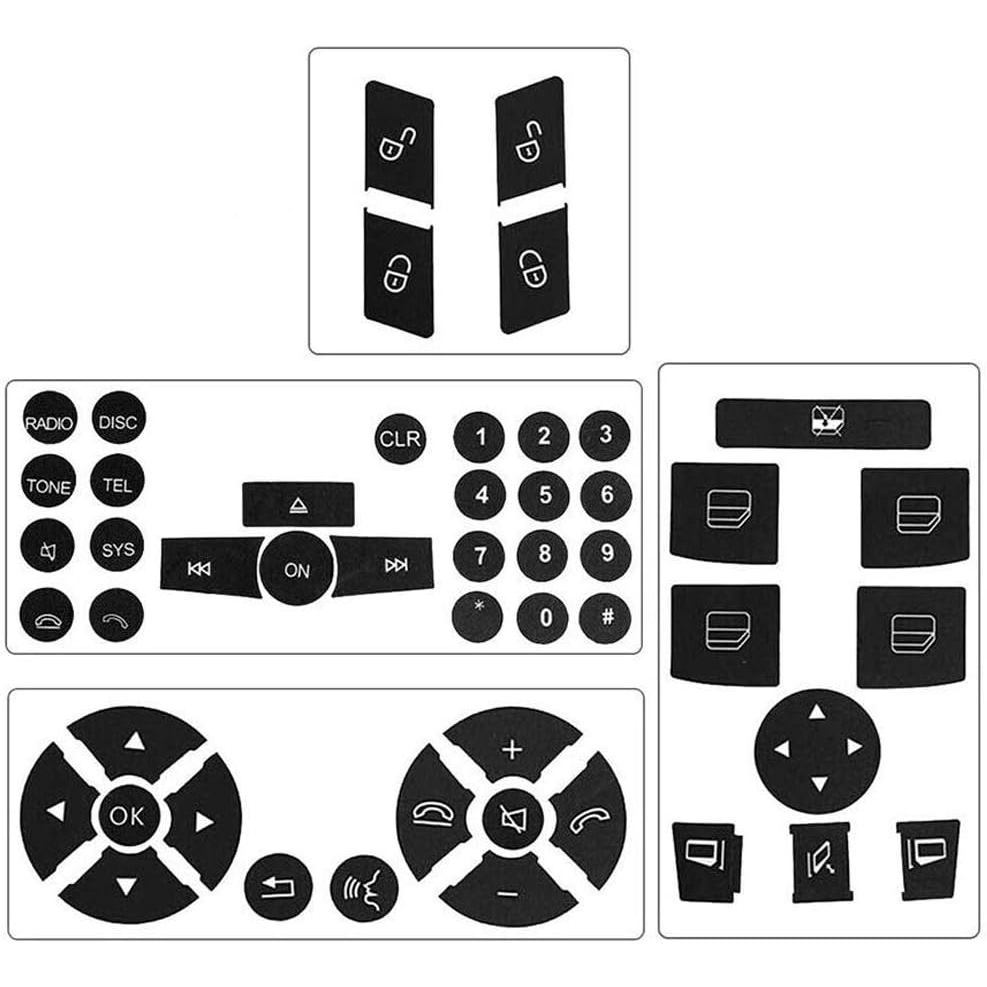Nội Thất Ô Tô Nút Sửa Chữa Đề Can Bộ Vô Lăng Cửa Sổ Công Tắc Khóa Cửa Số Vô Tuyến Dán Phù Hợp Cho 20