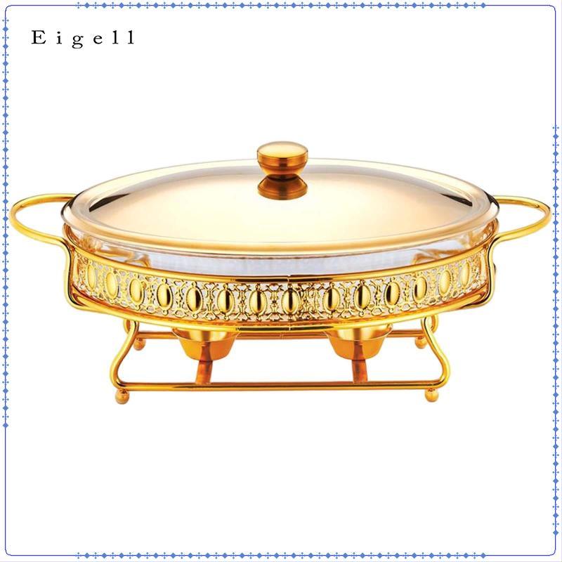 Máy chủ Buffet bằng thép không gỉ và Máy hâm nóng thực phẩm có nắp thủy tinh cho bữa tiệc sự kiện Nấu ăn nhà bếp Chafing Tiệc sinh nhật