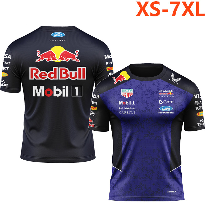 2026 Áo thun ngắn tay Unisex F1 mới + F1 Red Bull Racing Team Jersey