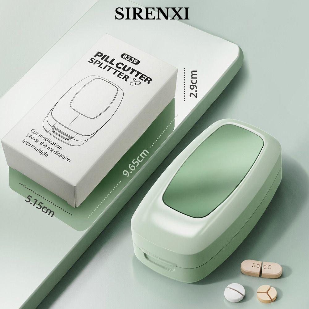 SIRENXI Quartering Pill Divider, Divider Organizer 2 / 3 / 4 Hộp lưu trữ chia thuốc, Bộ chia máy ngh