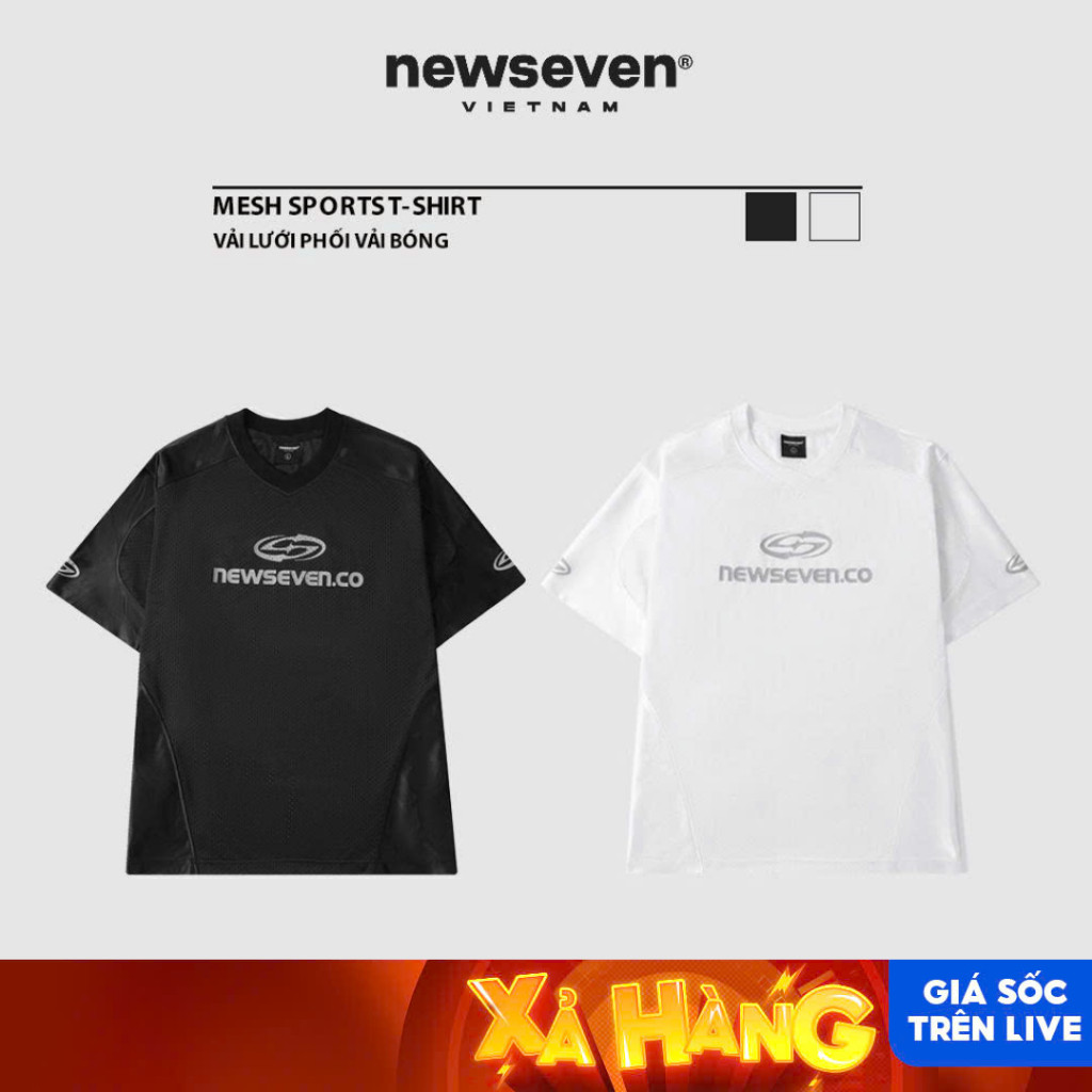 Áo Thun Nam Nữ NEWSEVEN Mesh Sports T-Shirt AT.362