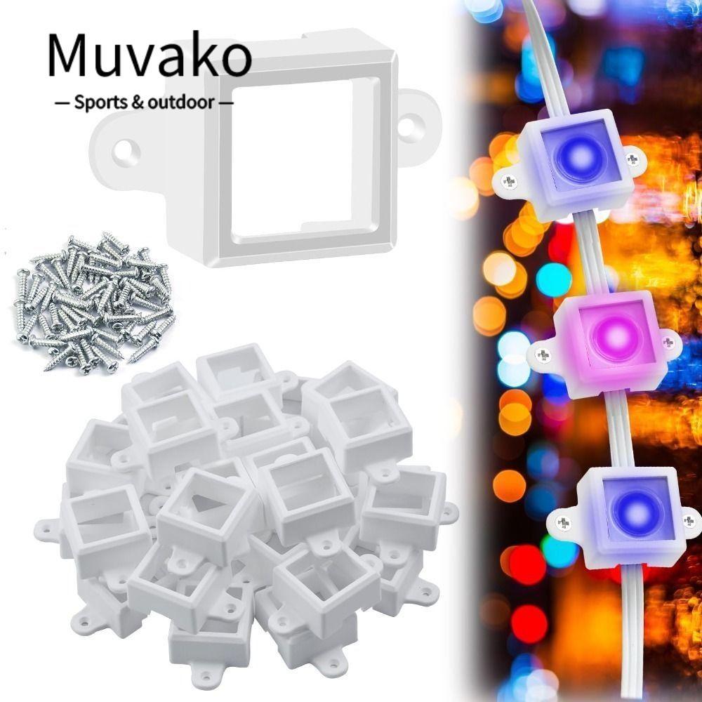 Giá đỡ đèn LED MUVAKO 5 chiếc, Giá đỡ đèn ngoài trời chống chịu thời tiết, Kẹp đèn H705 đa năng cho 