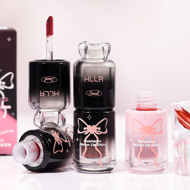 Helen Beauty Mirror Lip Glaze Magic Mirror Watery Water Gloss Design Không Dễ Dính Cup Làm Trắng Son