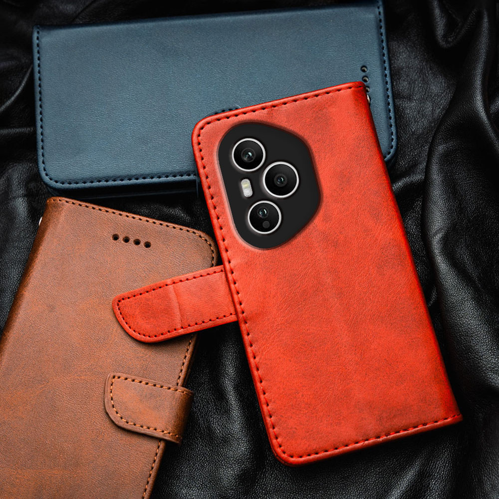 Ốp Điện Thoại Da Sang Trọng Cao Cấp Cho Huawei Honor 400 Pro DNP-NX9 DNY-NX9 Ví Lật Tích Hợp Đựng Th