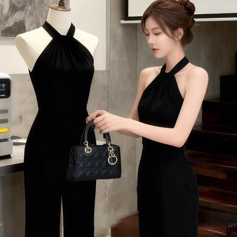 Áo hai dây cổ dây buộc nữ - Thiết kế nổi bật "Let Me Shine", phù hợp cho mùa thu, phong cách giống X